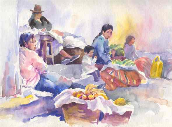 90- E. Cerrillo- Mujeres Ollantaytambo-