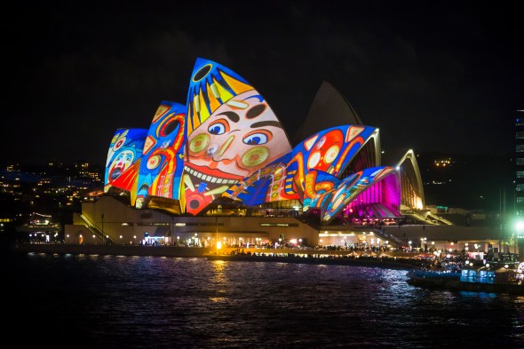Vivid Sydney lights the Opera House