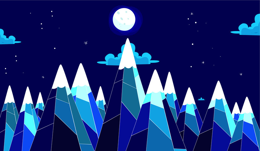 adventure_time_mountain_range_by_xxlensxx-d57544v