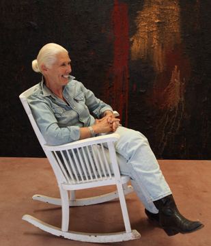 Harmony_Hammond_in_studio_summer_2010